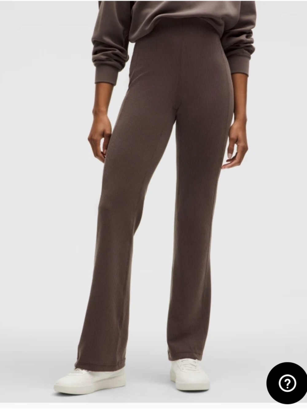 lululemon athletica Ribbed Boot Flare Pants in Brown